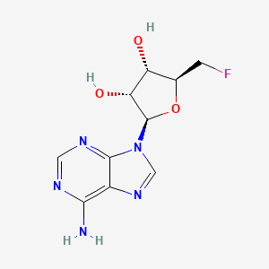 Chemical structure of 5'-Deoxy-5'-fluoroadenosine