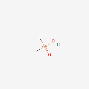 Chemical structure of Cacodylic acid