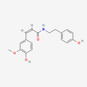 Chemical structure of Cis-N-Feruloyltyramine