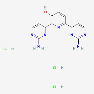 Chemical structure of Avotaciclib trihydrochloride