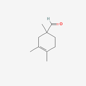 Chemical structure of 1,3,4-TRIMETHYL-3-CYCLOHEXEN-1-CARBOXALDEHYDE