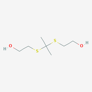 Chemical structure of 2,2'-(Propane-2,2-diylbis(sulfanediyl))diethanol