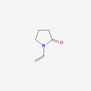 Chemical structure of PVP (M·W·~ 58000)