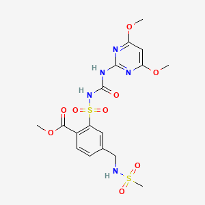Chemical structure of Mesosulfuron-Methyl