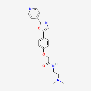 Chemical structure of LysoSensor PDMPO