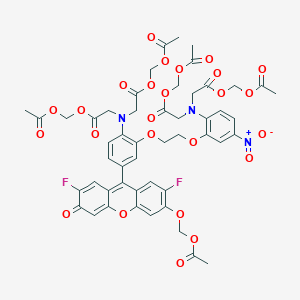 Chemical structure of Fluo-5N AM
