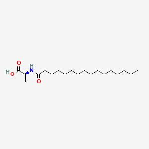 Chemical structure of Palmitoyl Alanine