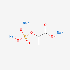 Chemical structure of Trisodium 2-phosphonatoacrylate