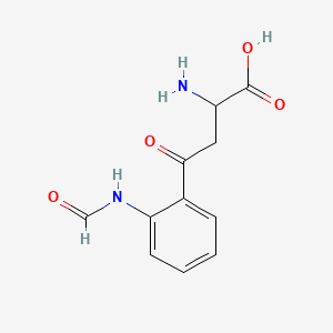 Chemical structure of N-Formylkynurenine