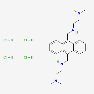Chemical structure of LysoTracker Blue DND-22