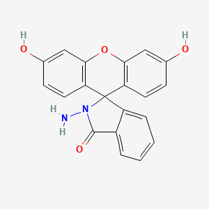 Chemical structure of N-Aminofluorescein