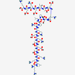 Chemical structure of Thymosin b4 (16-38)