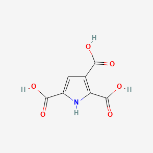 Chemical structure of Pyrrole-2,3,5-tricarboxylic Acid