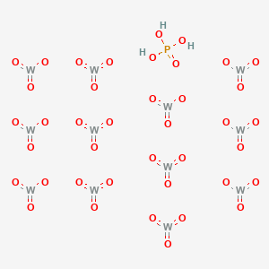 Chemical structure of Phosphotungstic acid hydrate