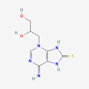 Chemical structure of METTL1-WDR4-IN-1