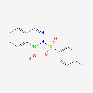 Chemical structure of Diazaborine