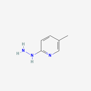 Chemical structure of 2-Hydrazinyl-5-methylpyridine