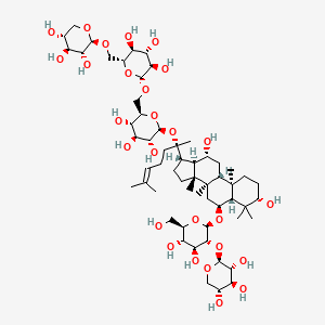 Chemical structure of Notoginsenoside R4