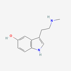 Chemical structure of N-Methylserotonin