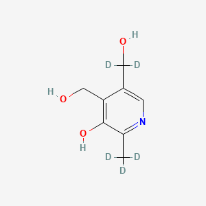 Chemical structure of Pyridoxine-d5
