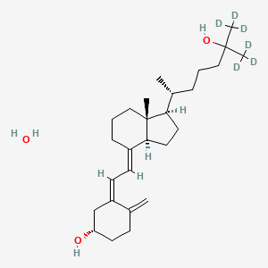 Chemical structure of Calcifediol-d6 monohydrate