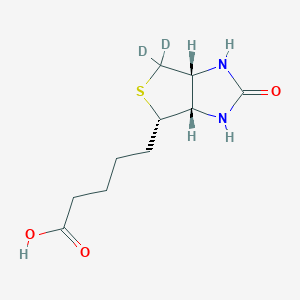 Chemical structure of Biotin-d2-1