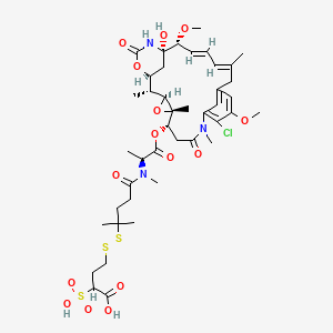 Chemical structure of Soravtansine