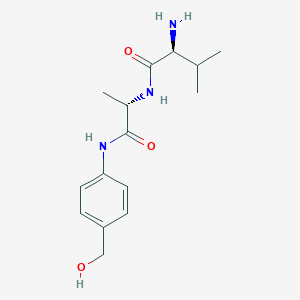 Chemical structure of Val-Ala-PAB