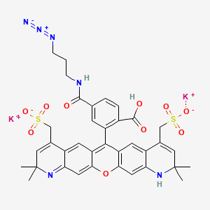 Chemical structure of AF 568 azide