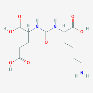 Chemical structure of Glu-urea-Lys
