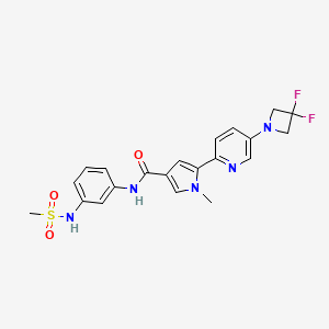 Chemical structure of DHX9-IN-1