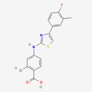 Chemical structure of MOZ-IN-3
