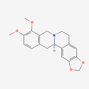 Chemical structure of (R)-Canadine