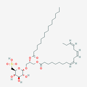 Chemical structure of SQDG