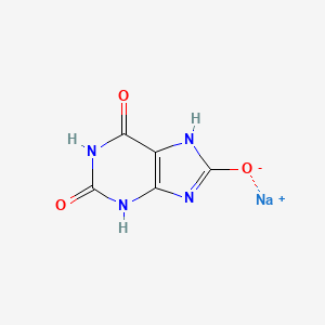 Chemical structure of Sodium Urate