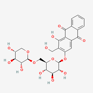 Chemical structure of Lucidin primeveroside