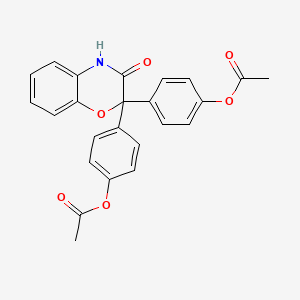 Chemical structure of Bisoxatin Acetate