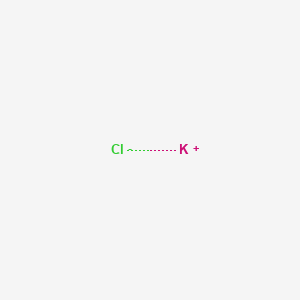 Chemical structure of Potassium Chloride