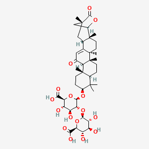 Chemical structure of Licoricesaponin E2