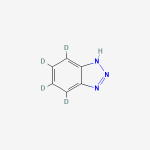 Chemical structure of 1H-Benzotriazole-4,5,6,7-d4