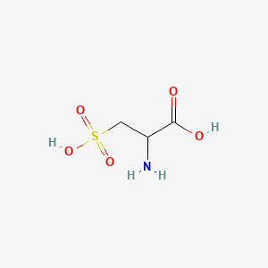 Chemical structure of DL-Cysteic acid