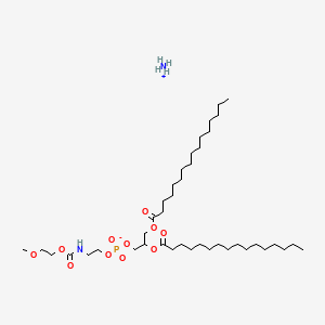 Chemical structure of DPPE-PEG2000