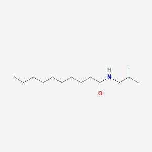 Chemical structure of N-Isobutyl decanamide