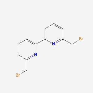 Chemical structure of 6,6'-Bis(bromomethyl)-2,2'-bipyridine