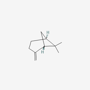 Chemical structure of (-)-β-Pinene