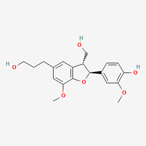 Chemical structure of Dihydrodehydrodiconiferyl alcohol