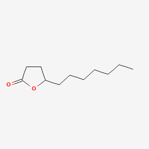 Chemical structure of Gamma-undecalactone