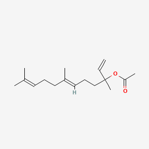 Chemical structure of nerolidol acetate