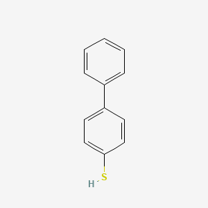 Chemical structure of Biphenyl-4-thiol