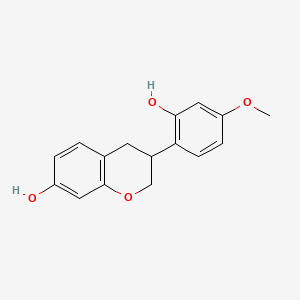 Chemical structure of Vestitol